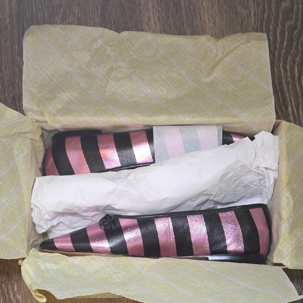 Maeve by Anthropologie Striped Ballet Flats – NIB – Size 9 - Picture 5 of 7